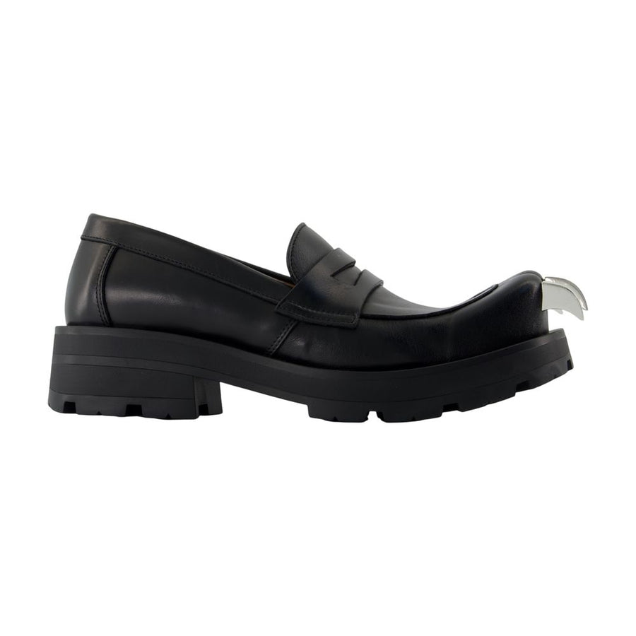 Charles Jeffrey Loverboy Calfskin loafer in black