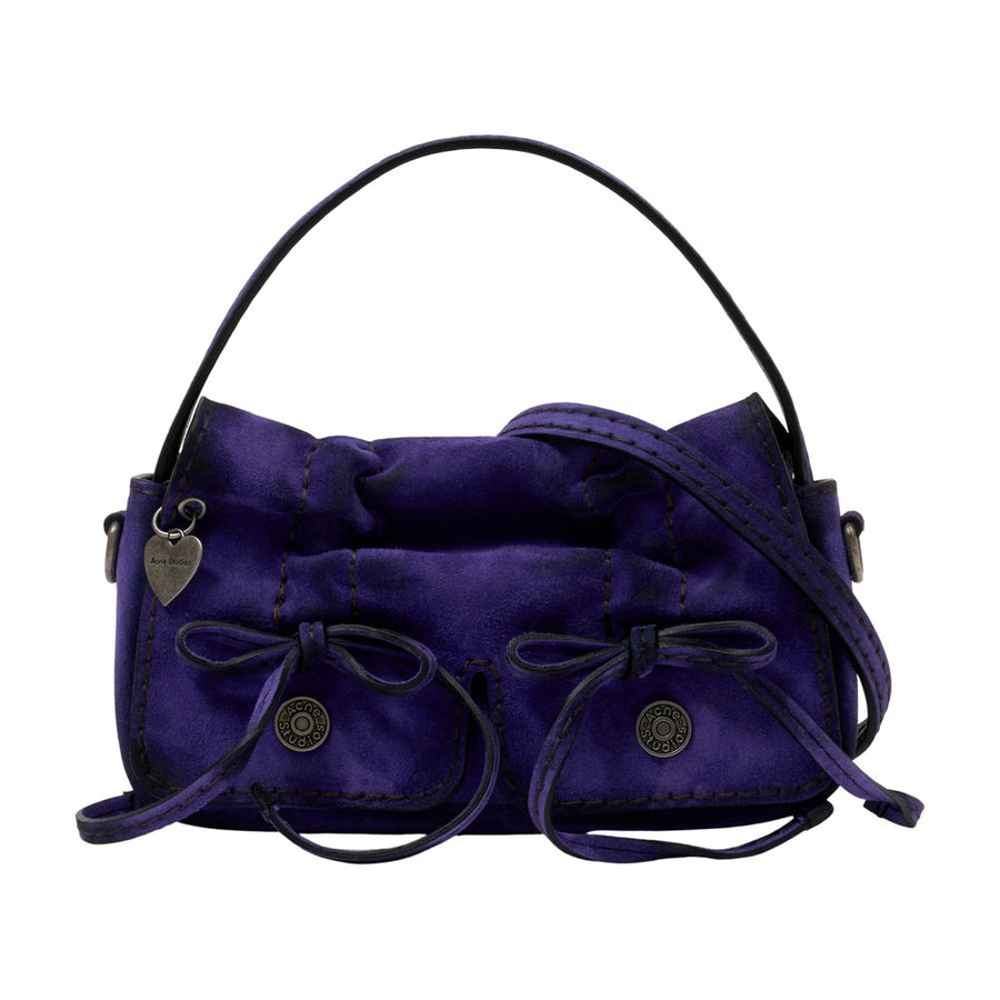 Acne Studios Calfskin shoulder bag in purple