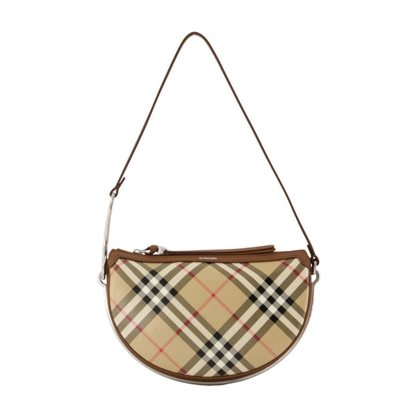 Ll Small Bridle Saddle Ysa Shoulder Bag - Burberry Cotton Beige / Shoulder-hobo-bags
