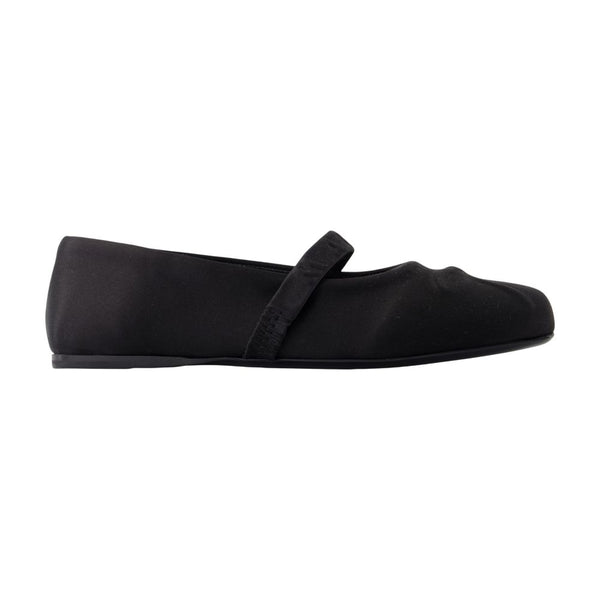Marni synthetic mary jane flat in black