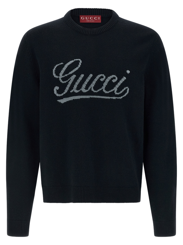 Gucci 100% wool sweater in black