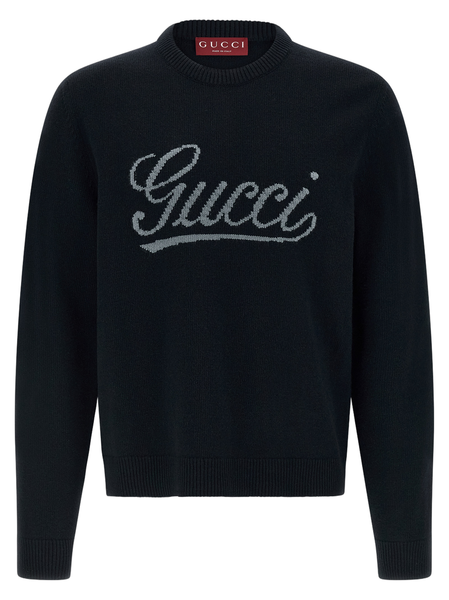 Gucci 100% wool sweater in black
