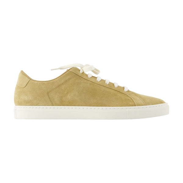 Common Projects Calfskin suede sneaker in beige