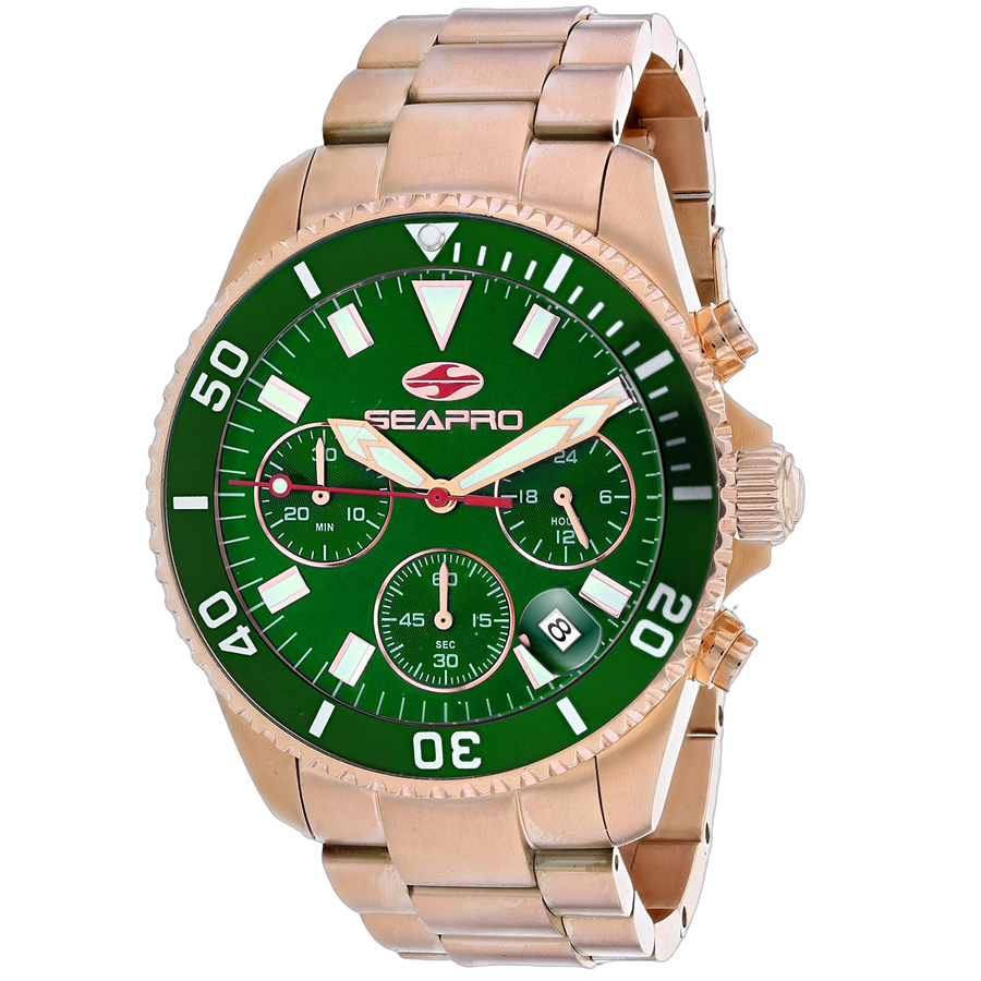 Seapro Stainless steel case watch in rose gold