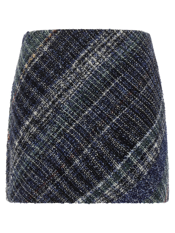 Missoni 86% wool skirt in blue