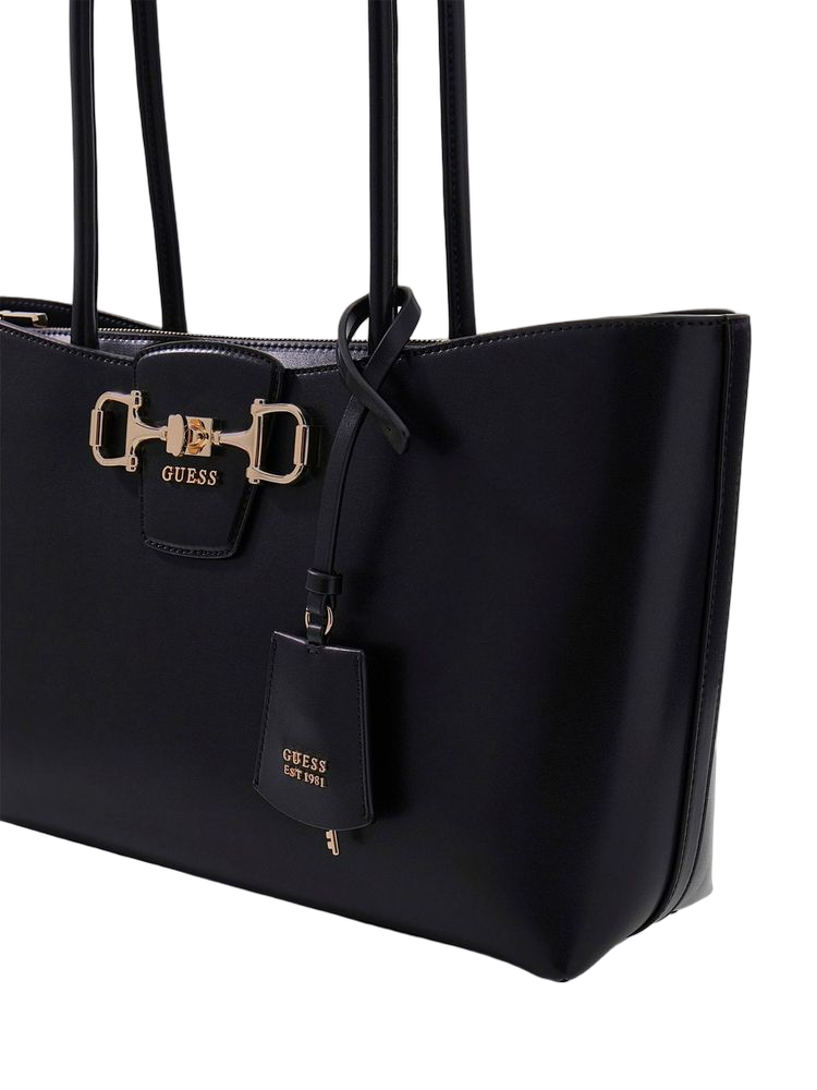 Guess 100% Polyurethane tote bag in black
