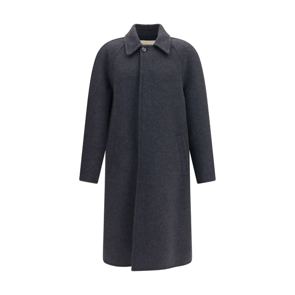 Gray Wool Oves Aries Coat Clothing