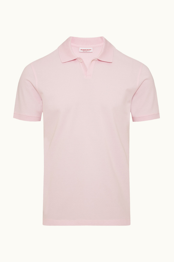 Orlebar Brown 100% Cotton polo in pink