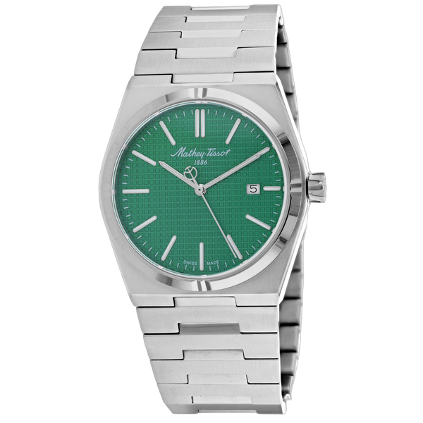 Mathey Tissot Mens Zoltan Green Watch