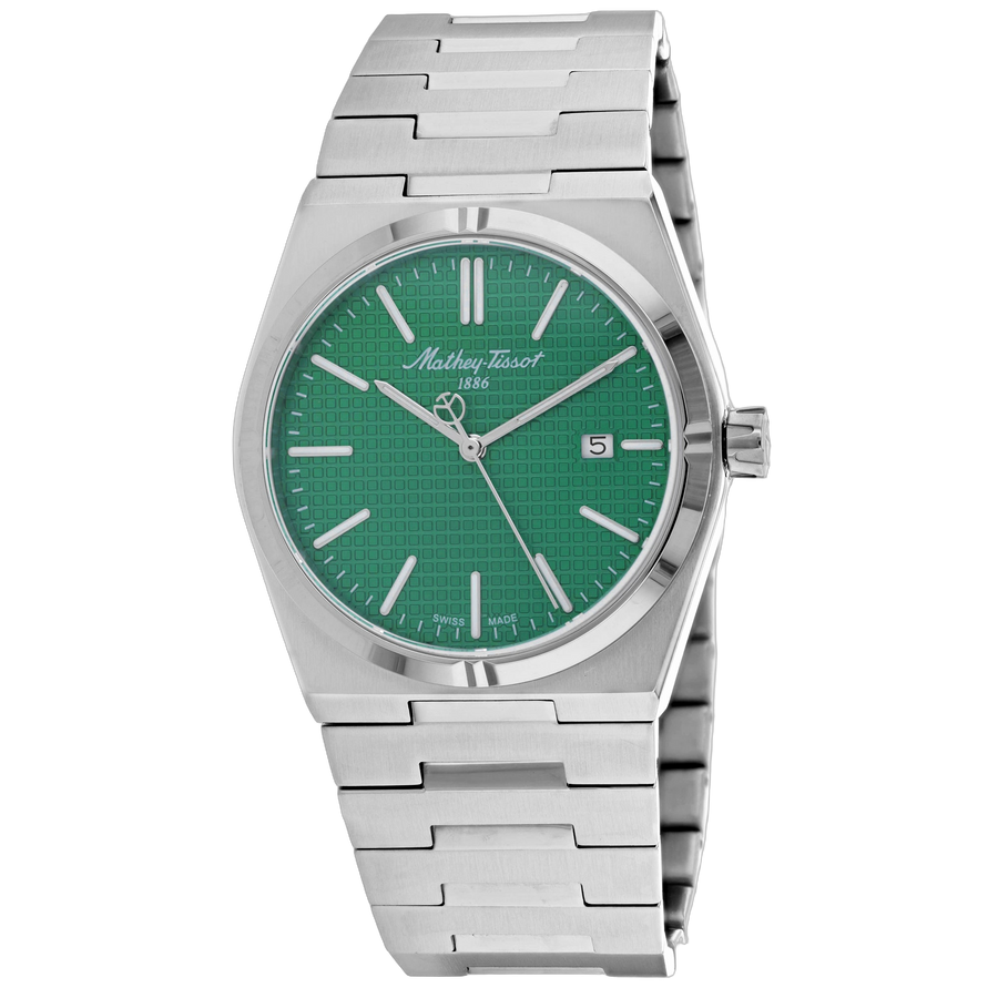 Mathey Tissot Mens Zoltan Green Watch