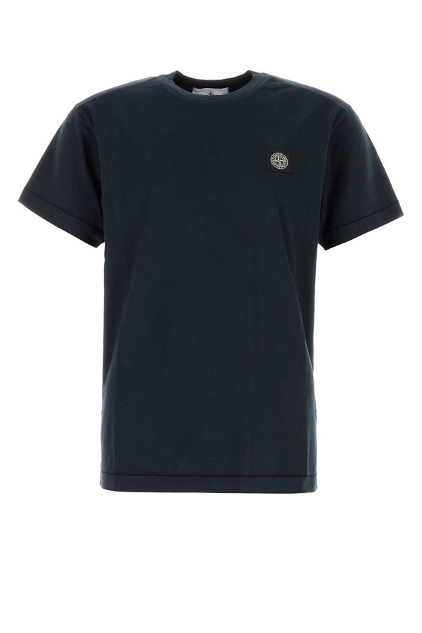Stone Island 100% Cotton t-shirt in navy