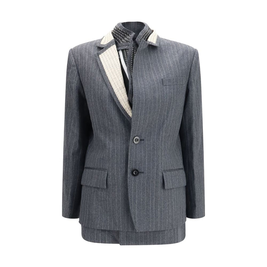 Gray Wool Oves Aries Jacket Clothing