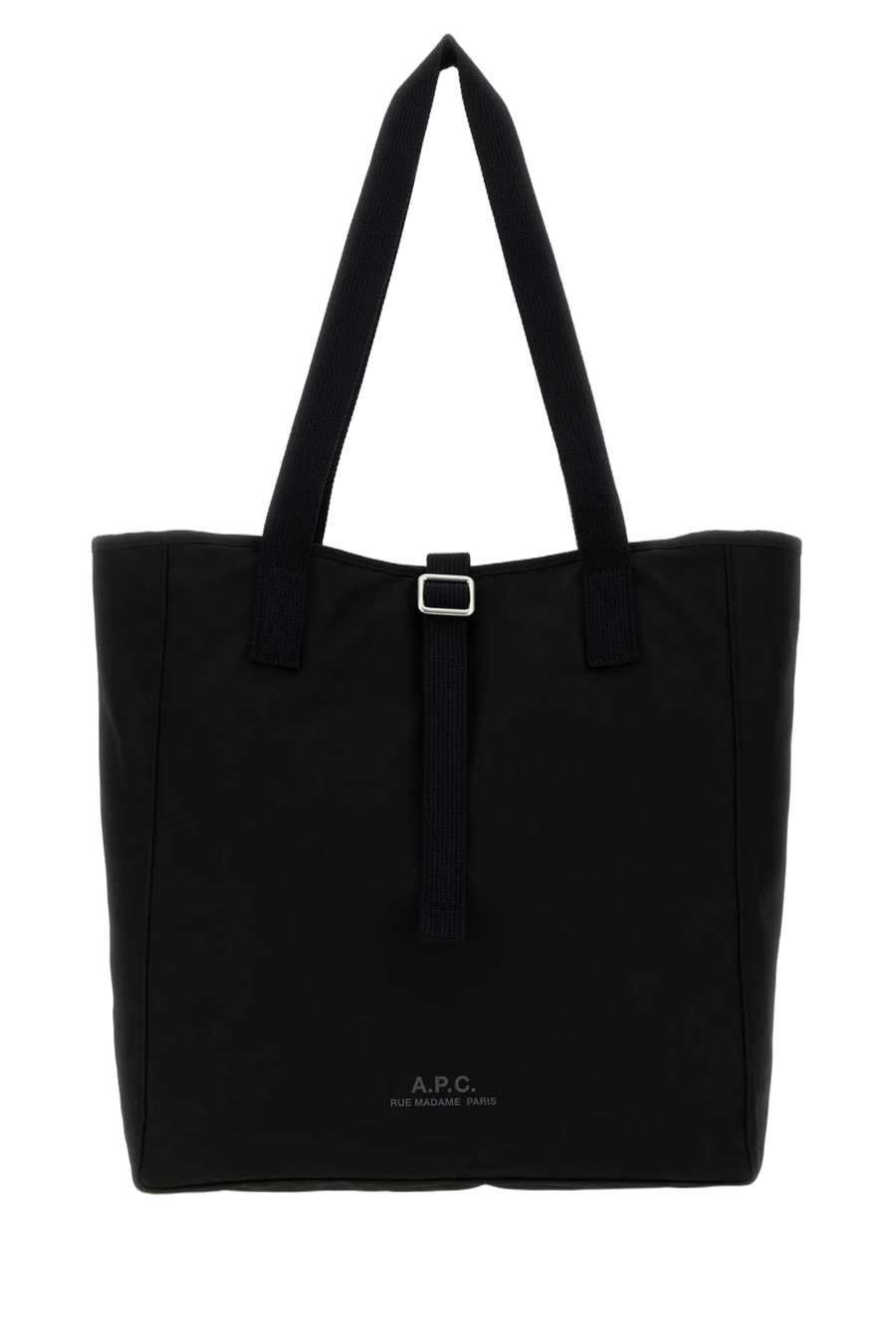 A.P.C. Archive Exterior: 100% Polyester tote bag in black