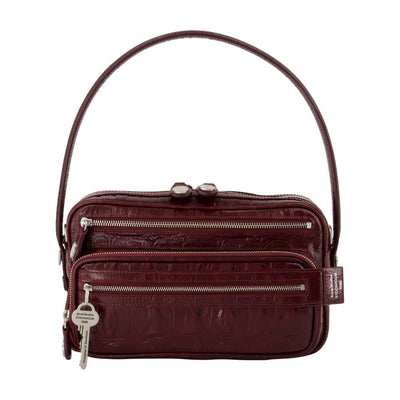 Acne Studios Shoulder Bag — Burgundy