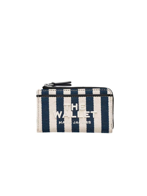 Marc Jacobs 100% Cotton wallet in navy