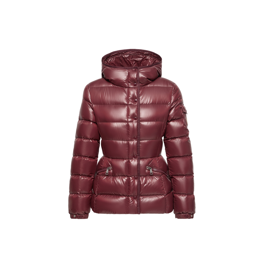 Moncler Nylon shell down jacket in red