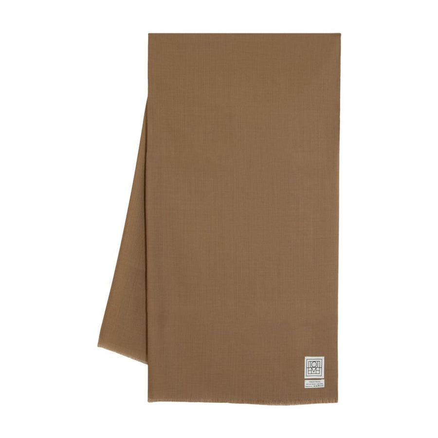 Toteme wool scarf in beige