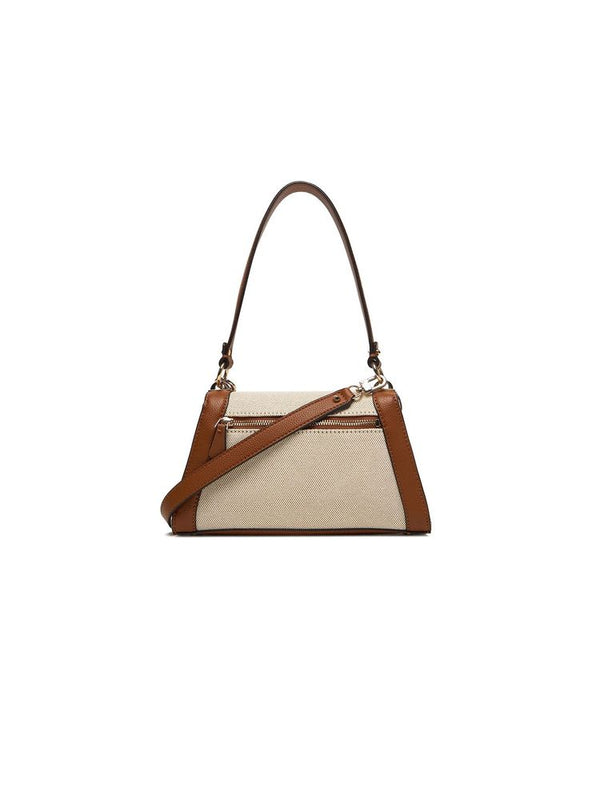 Guess 53% Cotton shoulder bag in beige