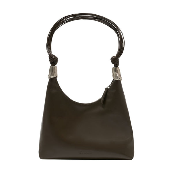 Staud Calfskin shoulder bag in brown