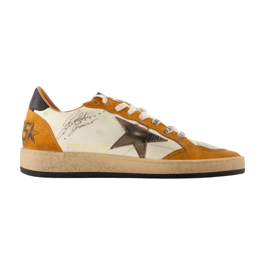 Golden Goose Deluxe Brand calfskin sneaker in brown
