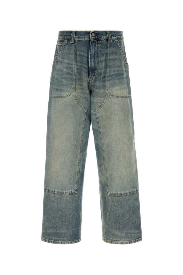 Denim Oakland Pant Blue Exterior: Cotton Pantaloni