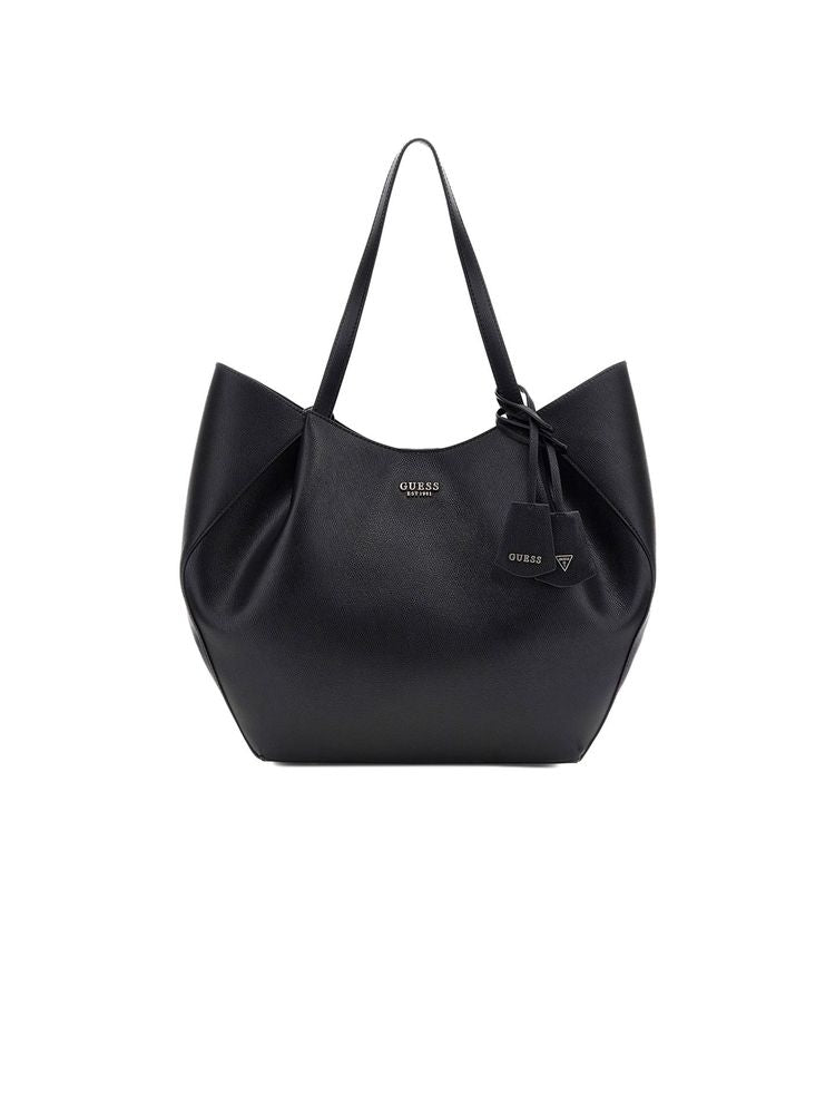 Guess Tote Bag Black Polyurethane / Tote-bags