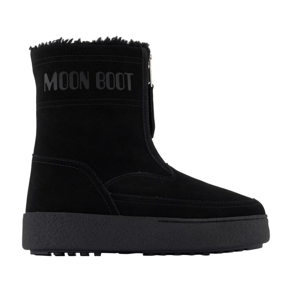Moon Boot Calfskin ankle boot in black