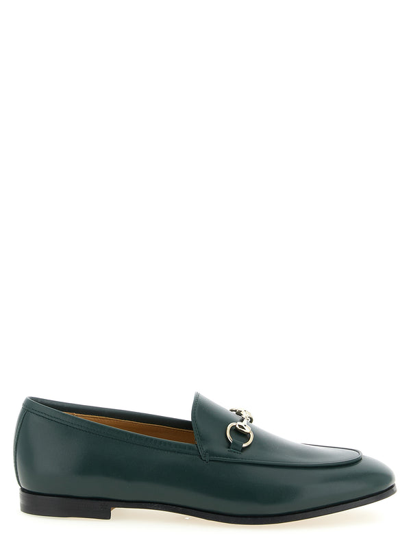 Gucci 100% calfskin leather loafer in green