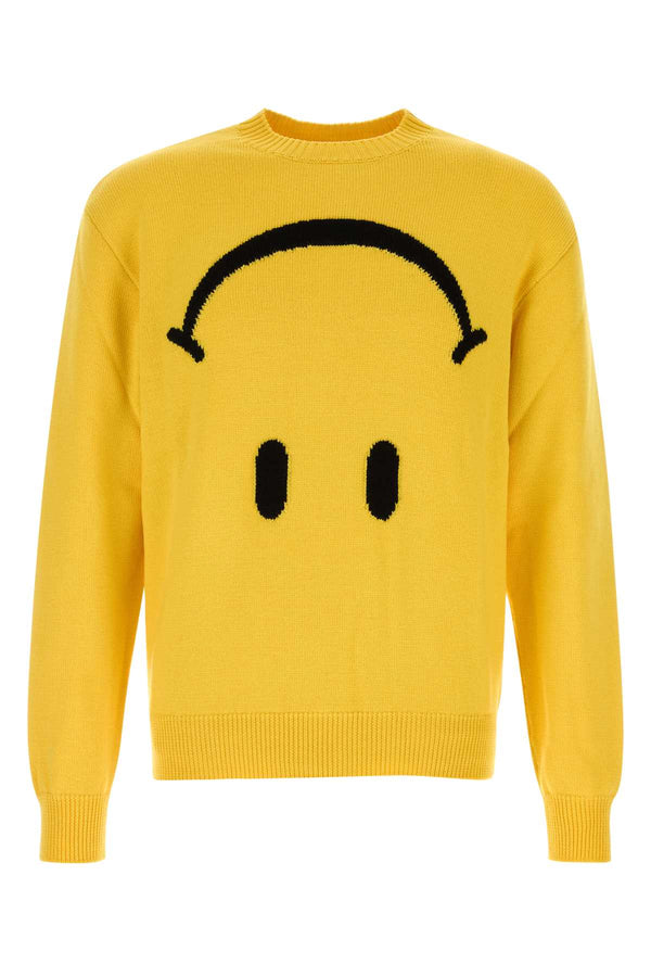 Yellow Wool Sweater Fantasiagiallo Exterior: Virgin Maglie