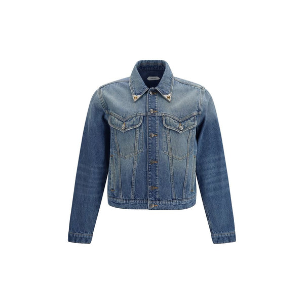 Versace 100% Cotton jacket in blue