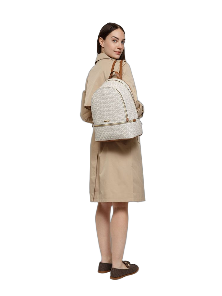Michael Kors 100% Polyvinyl Chloride backpack in beige