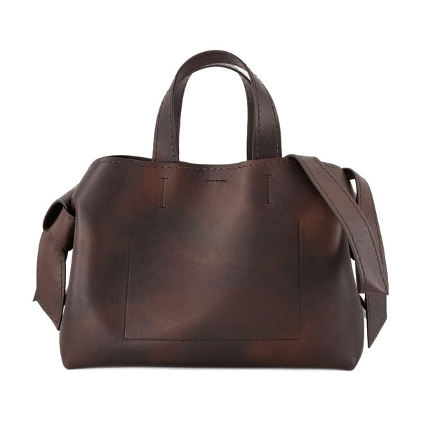 Acne Studios calfskin tote bag in brown
