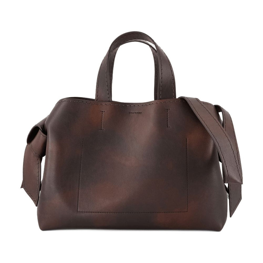 Acne Studios calfskin tote bag in brown