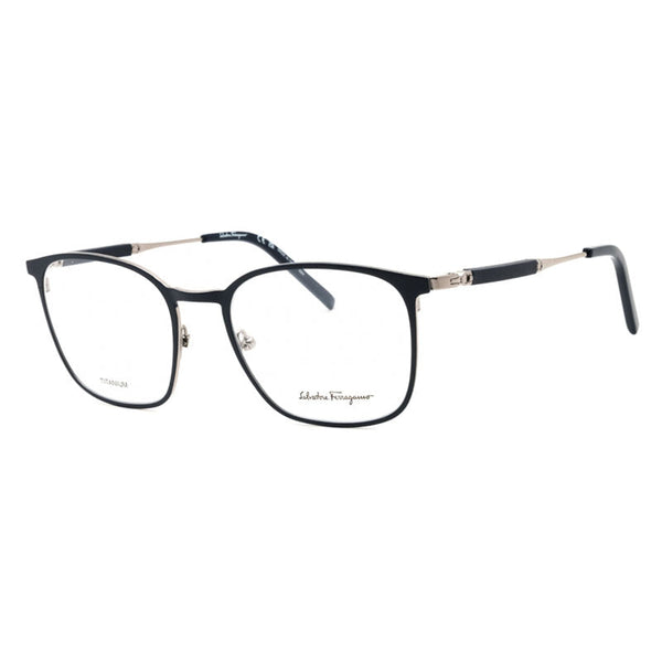 Ferragamo SF2566 Metal and acetate eyeglasses in black