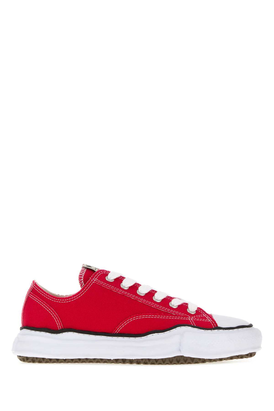 Maison Mihara Yasuhiro Exterior: 100% Cotton sneakers in red