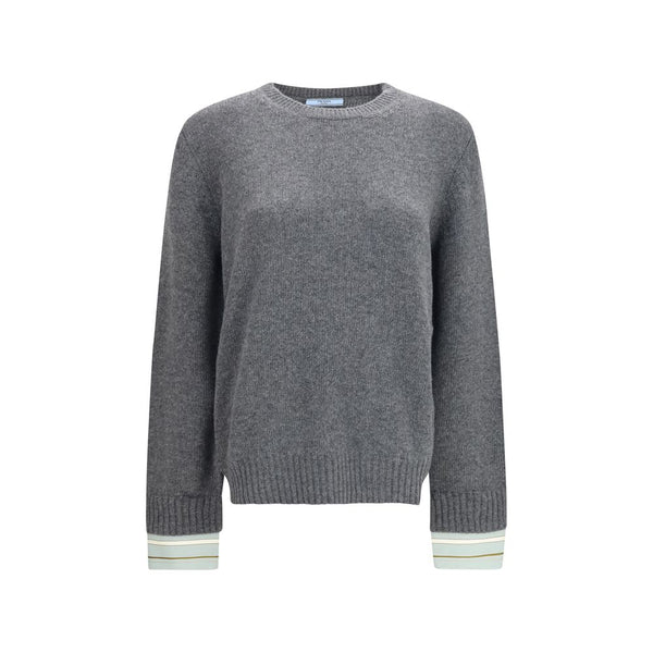 Prada 70% Fleece Wool Ovis Aries sweater in gray