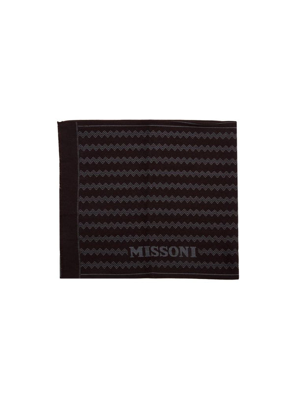 Missoni 100% Wool scarf in black