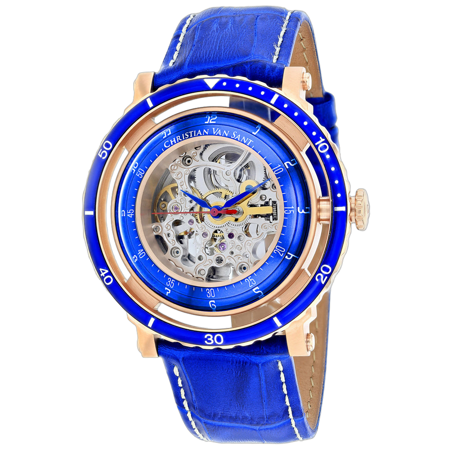 Christian Van Sant Stainless steel case watch in blue