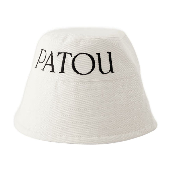 Patou AC0270132001W Cotton bucket hat in white