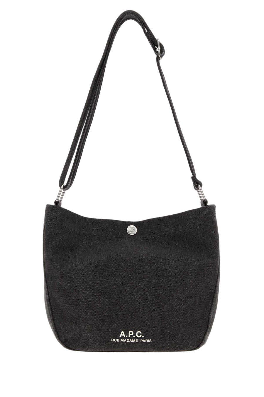 A.P.C. Journal Exterior: 100% Fabric crossbody bag in black