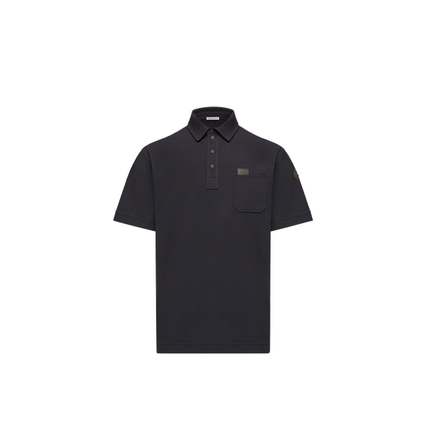 Moncler polo in black