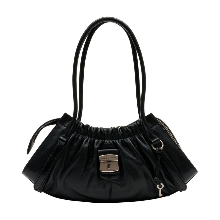 Marc Jacobs Lambskin shoulder bag in black