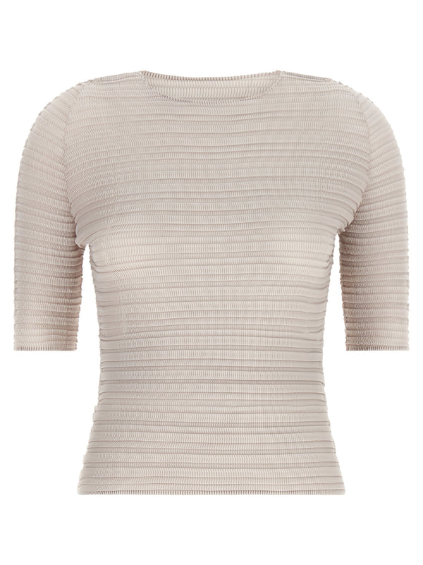 Issey Miyake 100% Polyester blouse in beige