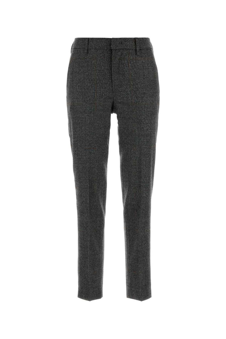 Embroidered Stretch Wool Blend Pant Multinero Pantaloni