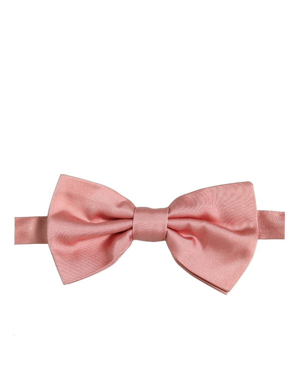 Dolce & Gabbana 100% Silk bow tie in pink