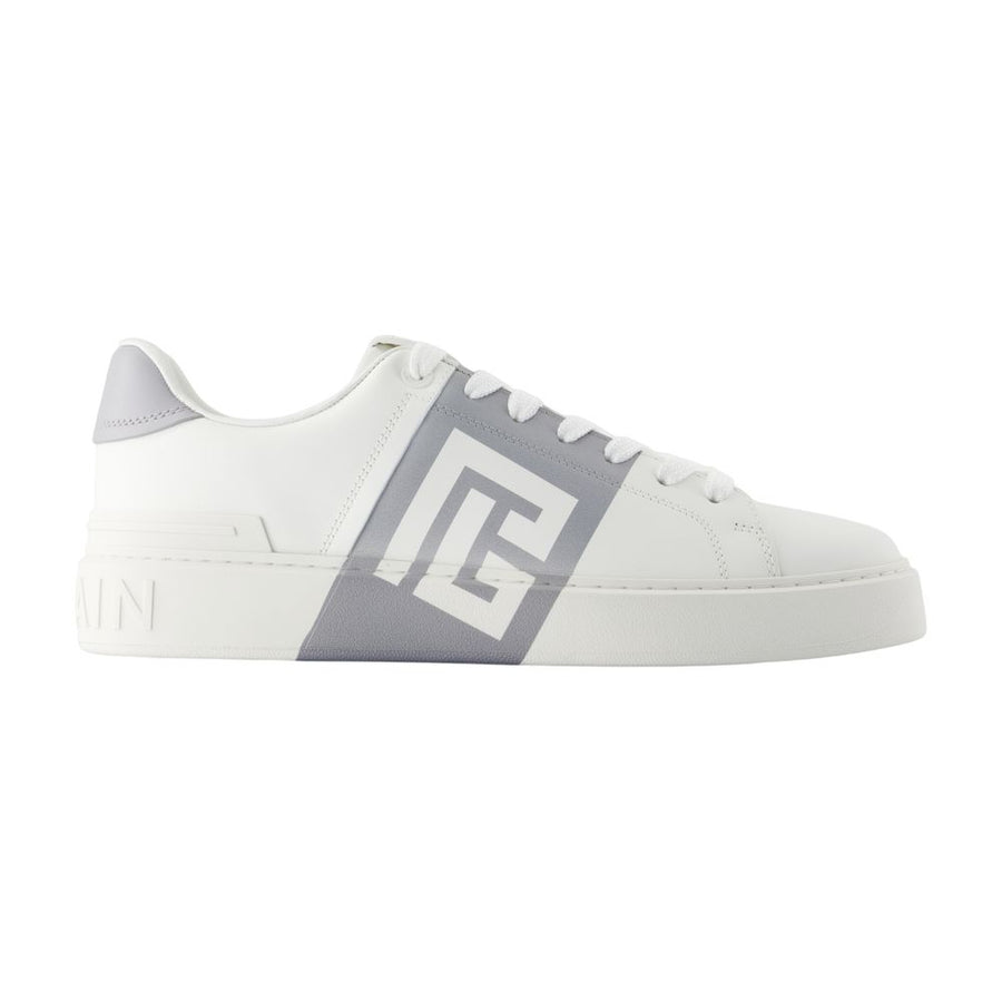 Balmain Calfskin sneaker in white
