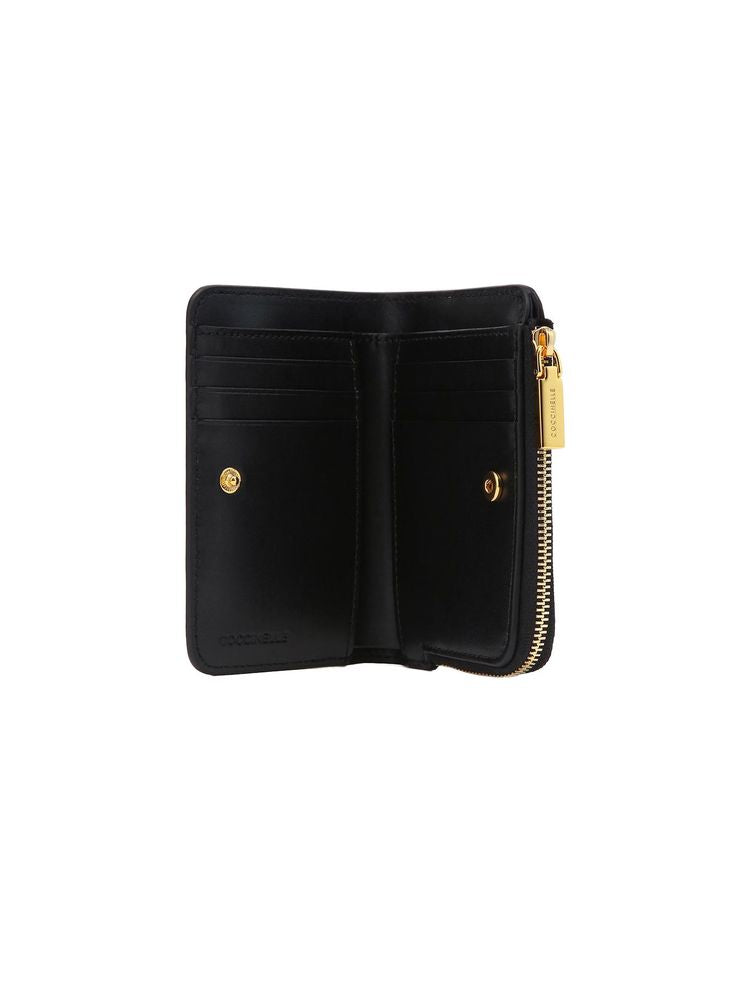 Coccinelle 100% Calf Split Leather; Lining: 100% Polyester wallet in black