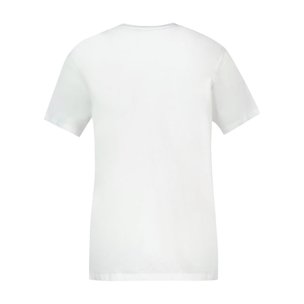 Ganni cotton t-shirt in white