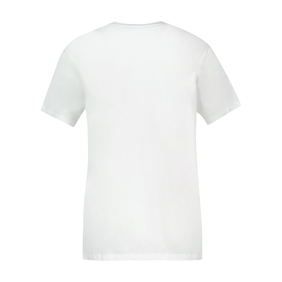 Ganni cotton t-shirt in white
