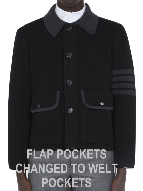 Thom Browne Wool jacket in black